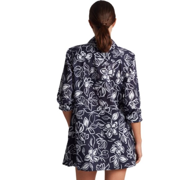 Other - Lauren Ralph Lauren Women's Floral-Print Swim Cover-up Cotton Shirt Size S 10334